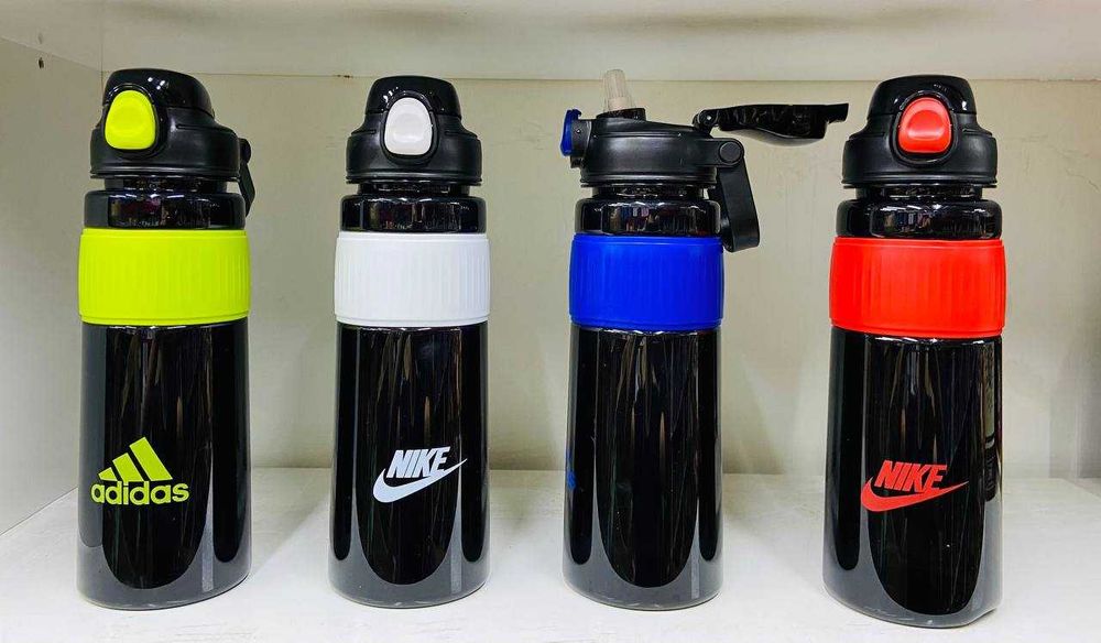 ОПТОМ: ПЛАСТИКОВАЯ БУТЫЛКА для воды, для Спорта 1000мл Nike, Adidas 1л