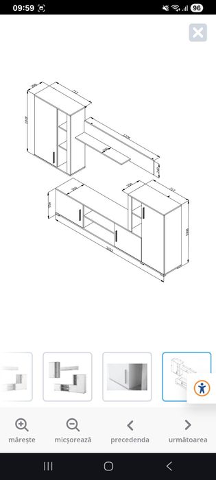 Se vinde mobila living