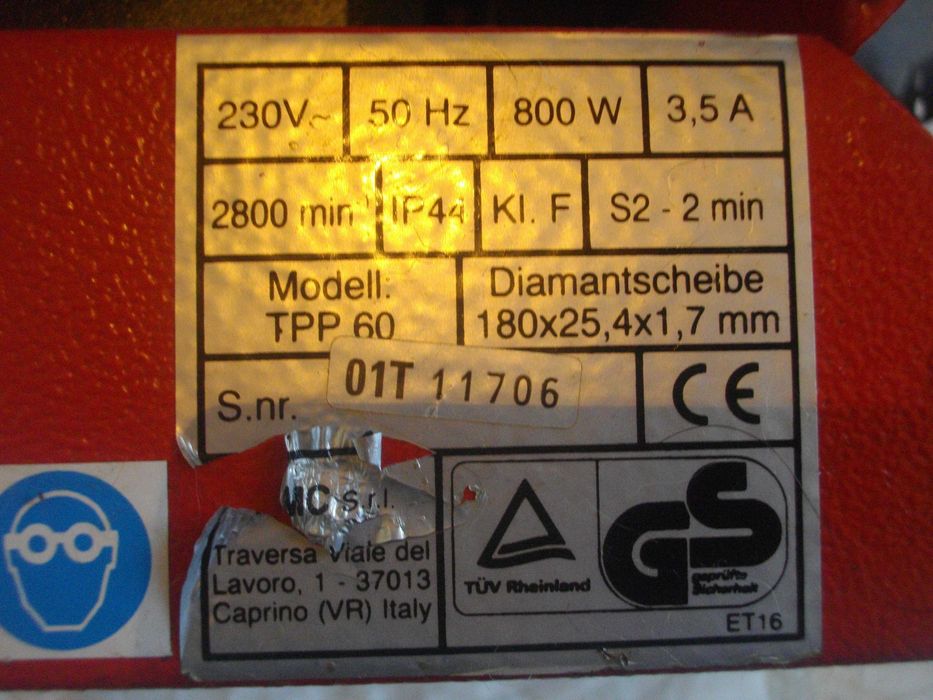 800 Вата-Немска Ел. Машина Мокро Рязане Плочки Плочи Камък С Вана Вода