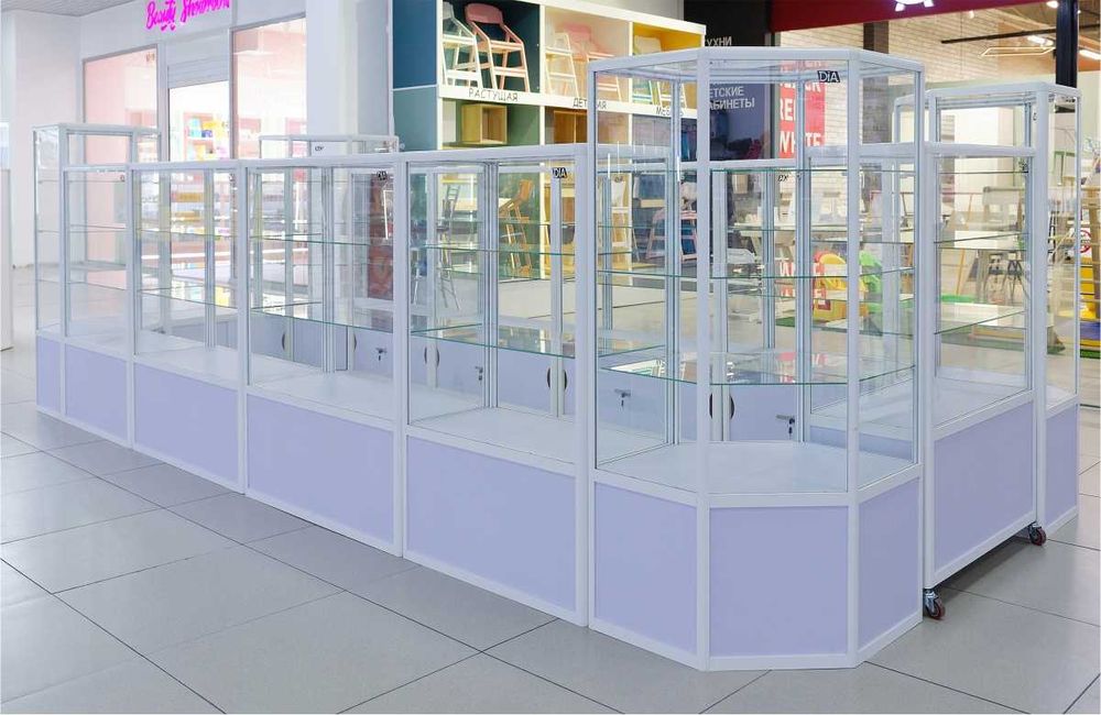 Прилавок витрина для магазина, oynalik vitrina va prilavkalar