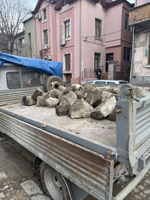 Транспортни услуги със самосвал до 3.5т,хамалски услуги