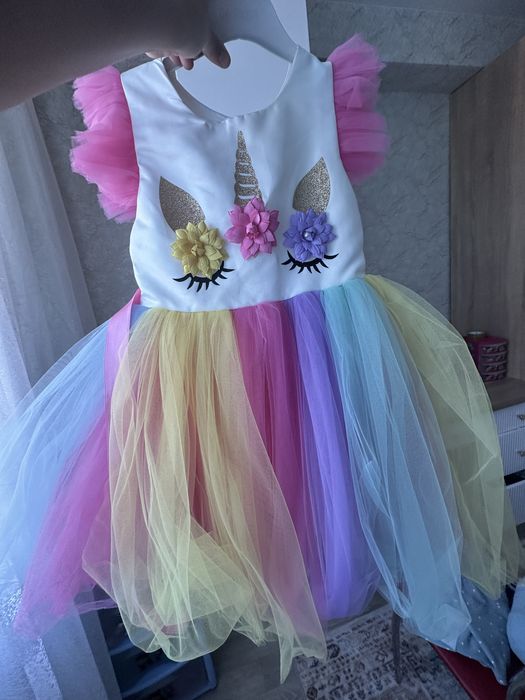 Платье единорожка