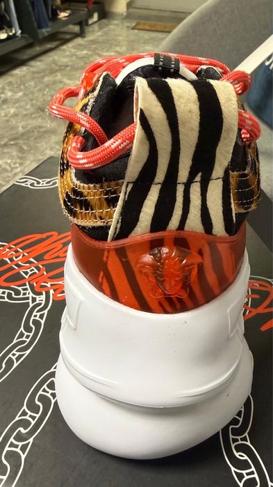 Versace Chain Reaction sneakers leopard