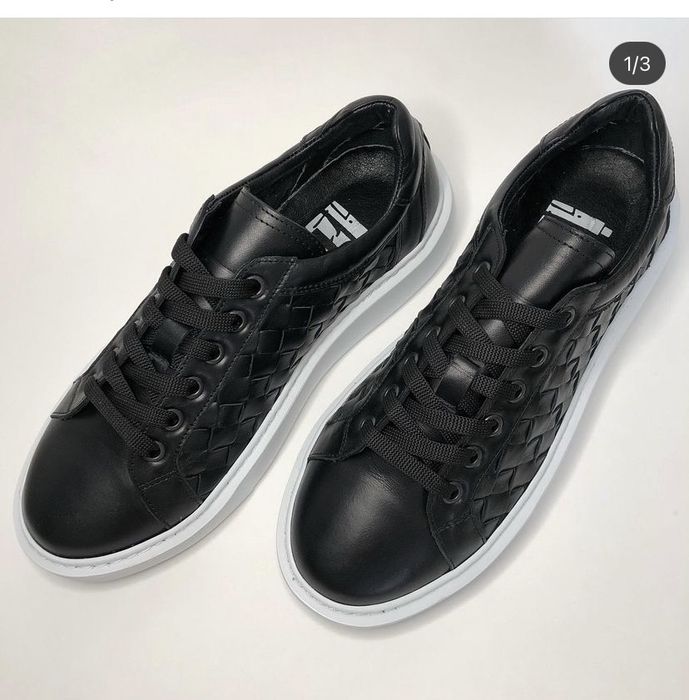 Кожаные кеды