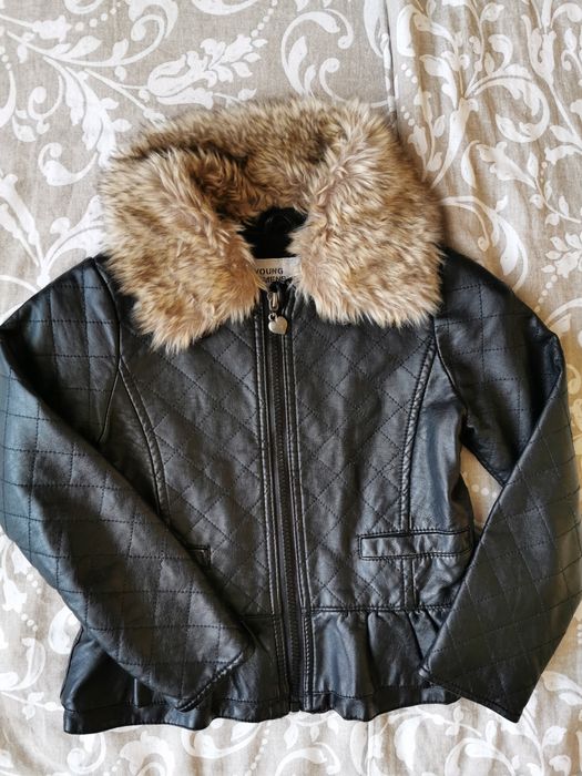 Детско кожено яке Young Dimension