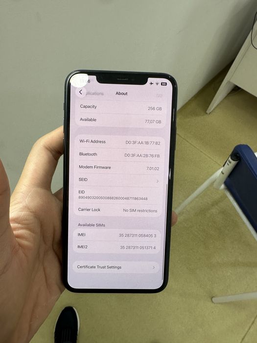 Apple 11 max 256