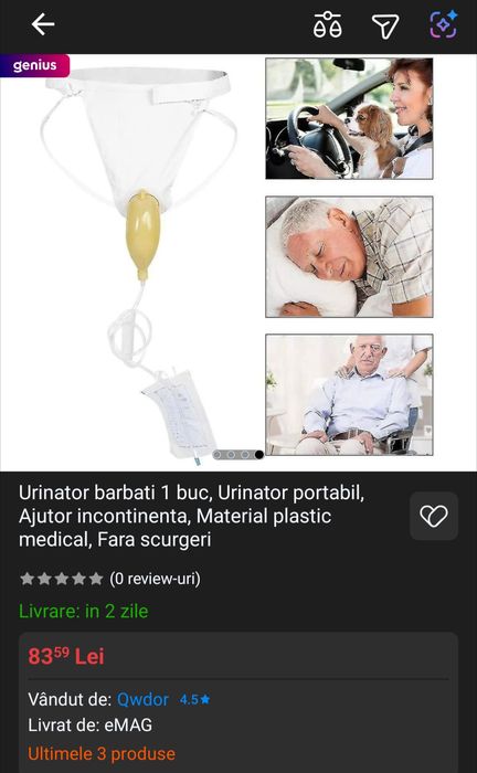 Colector urinar barbati
