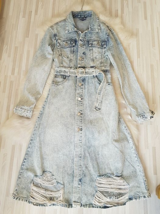 Дамска дънкова рокля