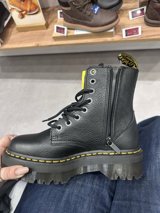 Dr Martens Jadon III pisa black mat leather