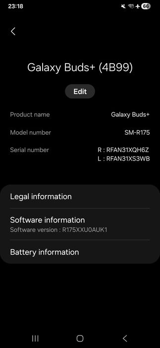 Bluetooth слушалки Samsung Galaxy Buds+ (4B99 - SM-R175)