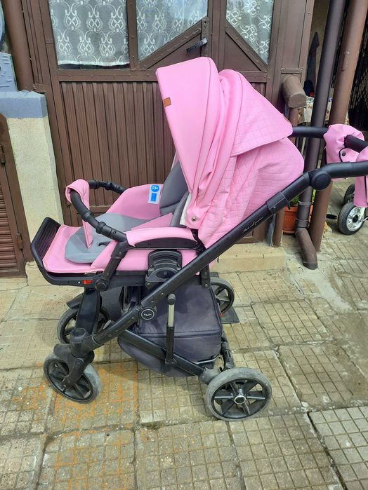 Розова детска количка Baby merc