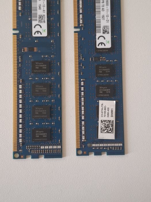 2 x 4 gb RAM SK hynx DDR3