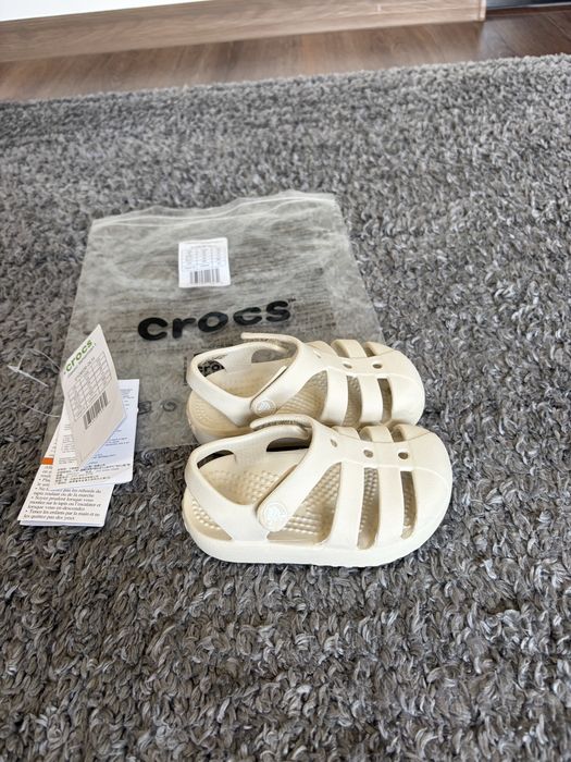 Crocs 20/21  c5 бежов розов