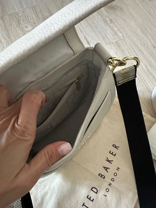 Дамска чанта Ted Baker, екрю, две дръжки