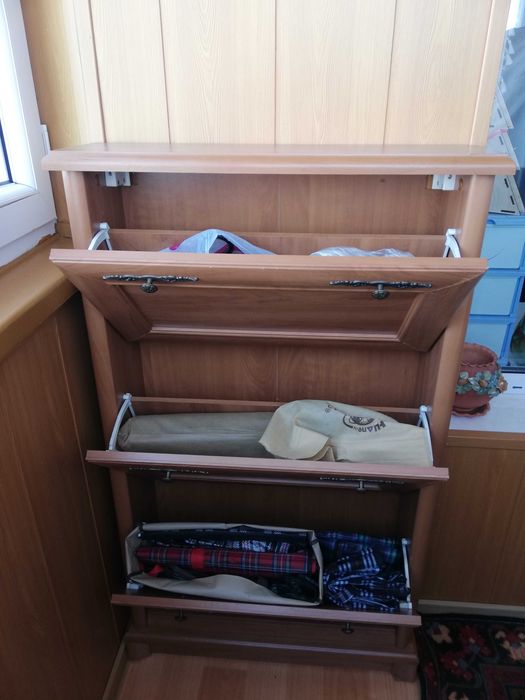 Обувница деревянная