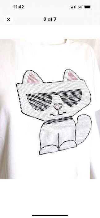 Маркова тениска Karl Lagerfeld  - размер L ; 95 памук. Нова с етикет.