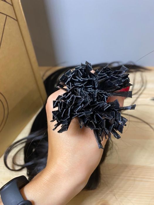 Капсуляция волос для горячего наращивания