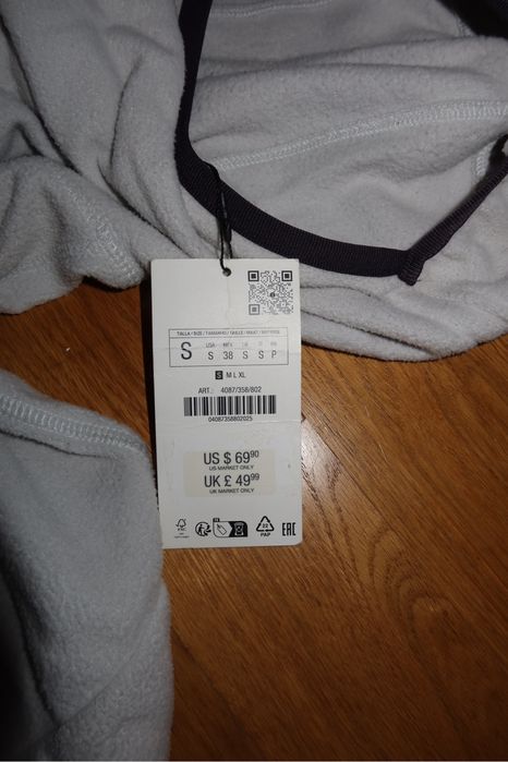 Дамски поларен суитчър Zara размер S