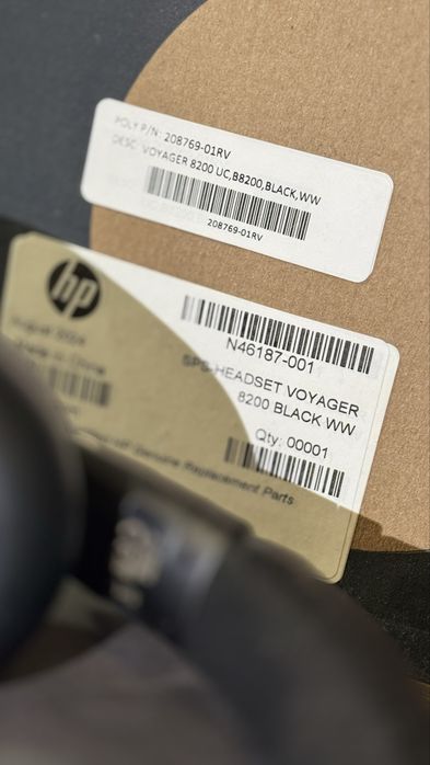 Plantronics Casti Bluetooth Wireless Voyager 8200 UC Black, Noi