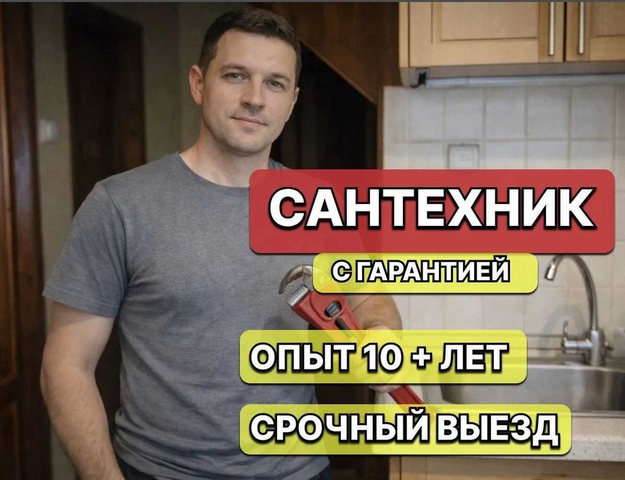 Сантехник прочистка труб без выходных