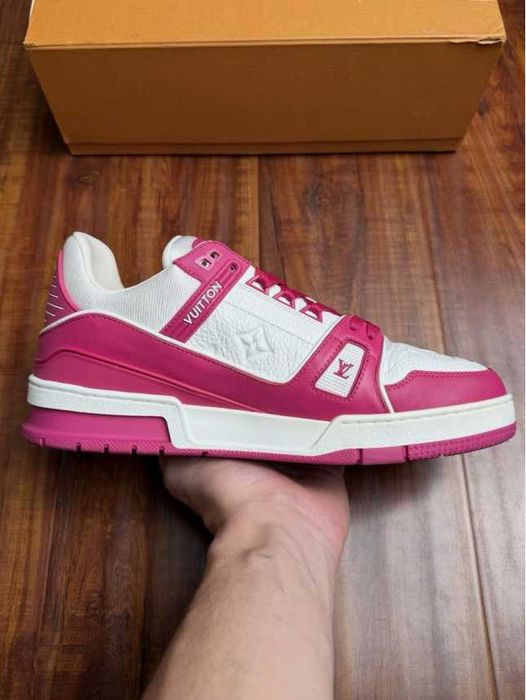 Louis Vuitton Trainer LV Monogram White Pink 36-42