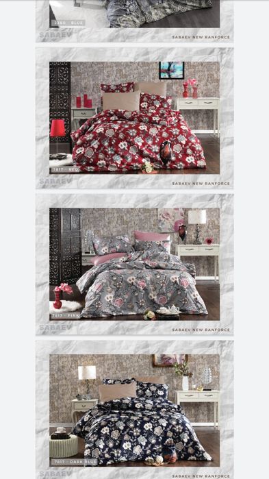 Sabaev Material lenjerie 100%bbc, metraj lenjerie ranforce satin