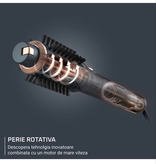 Perie rotativa cu aer cald Rowenta Air Rotate UB9920E0 1300 W