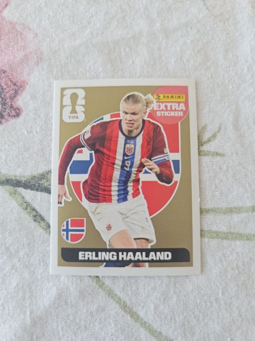 Fifa World cup 2026: Sticker Erling Haaland/ Ерлинг Холанд/Extra Gold Sticker!