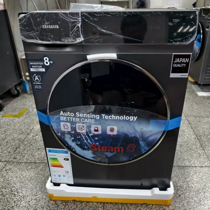 Кир мошина Aiwa 8кг-6кг автомат,инвертор DD матор,пар