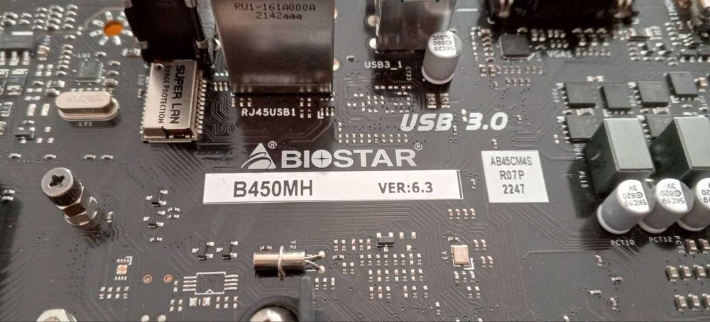945S.Placa De Baza Biostar B450MH Ver 6.3 , 2x DDR4,Socket AM4