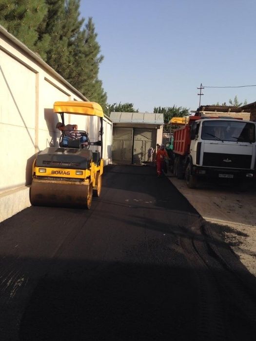 Асфальтирование и благоустройство дорог в Ташкенте ГАРАНТИЯ