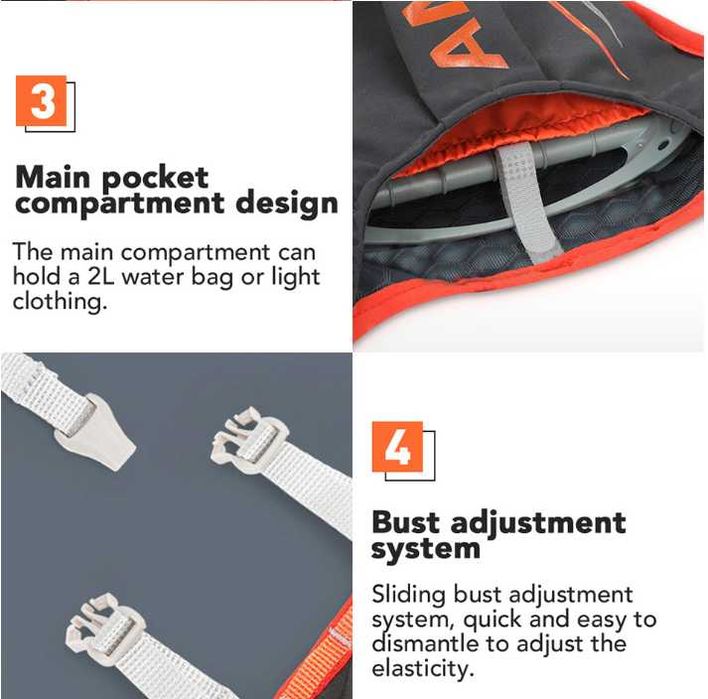 -60% ANXTOR Ултра лека спортна раница | Бягане, колоездене, туризъм