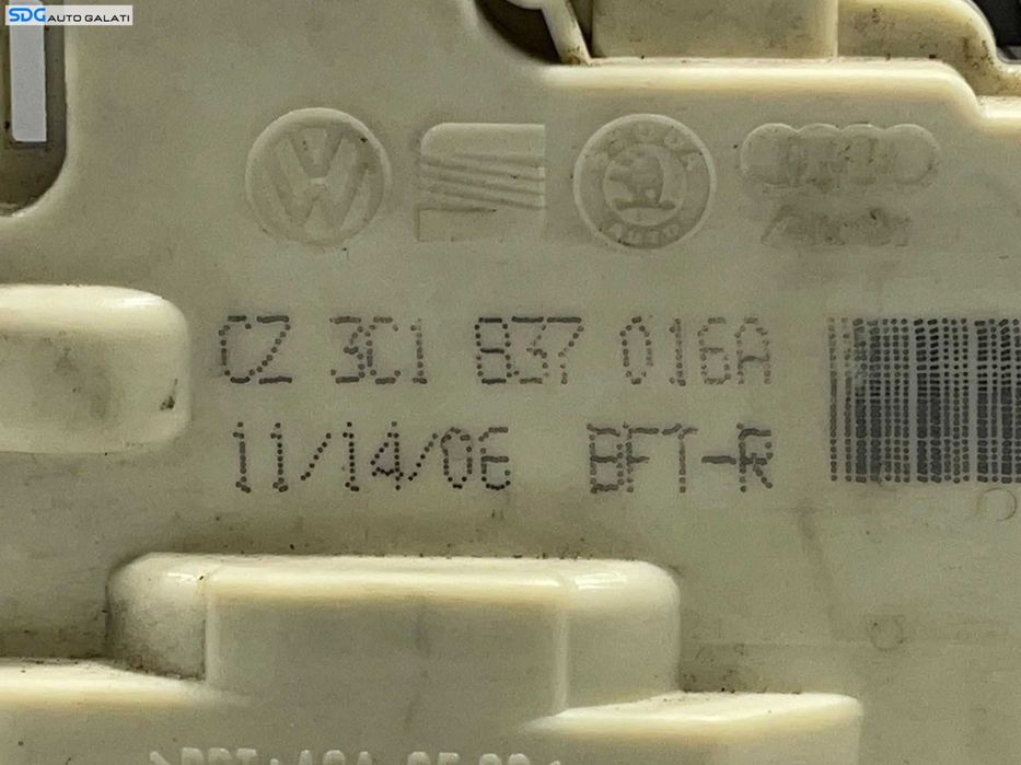 Broasca Incuietoare Usa Portiera Dreapta Fata Volkswagen Passat B6 2005 - 2010 Cod 3C1837016A [L4290]