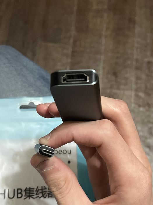 Док-станция Grwibeou 4-Port HUB черный