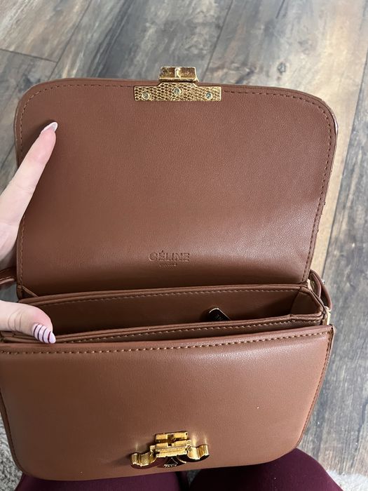 Кафява чанта Celine