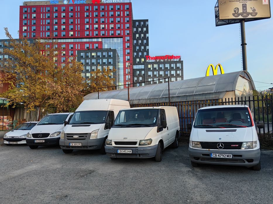 Товарен бус под наем 60 лв/ден