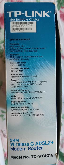 Продам модем TP-LINK TD-W8101G