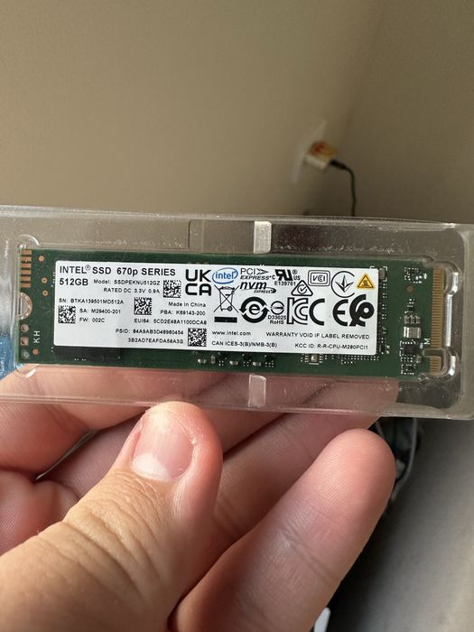 Intel p670 512gb 85-87%