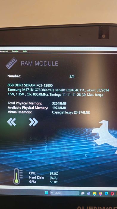 Laptop Gaming Alienware 17 | i7-4940MX Extreme Edition | 32GB RAM | 2.25TB SSD+HDD | GTX 880M 8GB VRAM