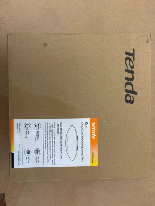 Wi-Fi точка за достъп Tenda i27 AX3000 + LAN кабел CAT8 20 м