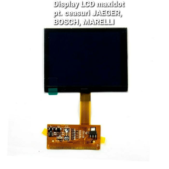 Display LCD maxidot pt ceasuri bord JAEGER, BOSH pt. Audi TT,A3,A4,A6