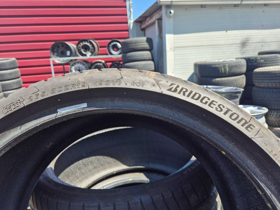 2 Anvelope de VARA - 265/30/19 93Y - BRIDGESTONE Potenza Sport RO1 - APP NOI - DOT 2023 !