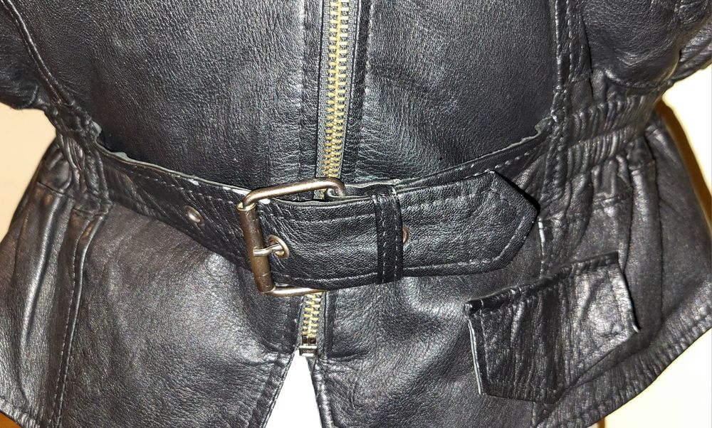 Яке от естествена кожа- 44 размер/ унисекс