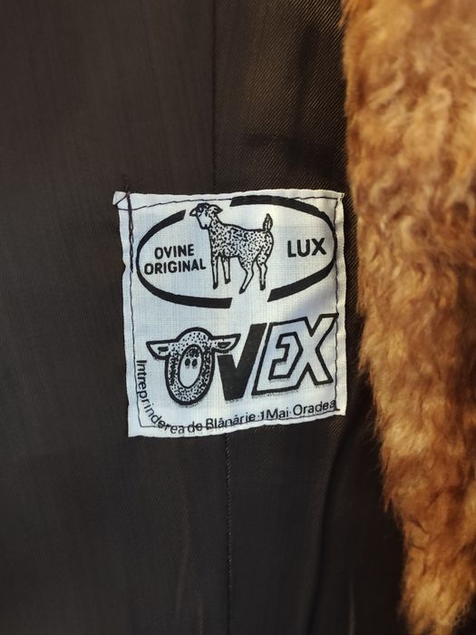 Palton din blanita de oaie originala