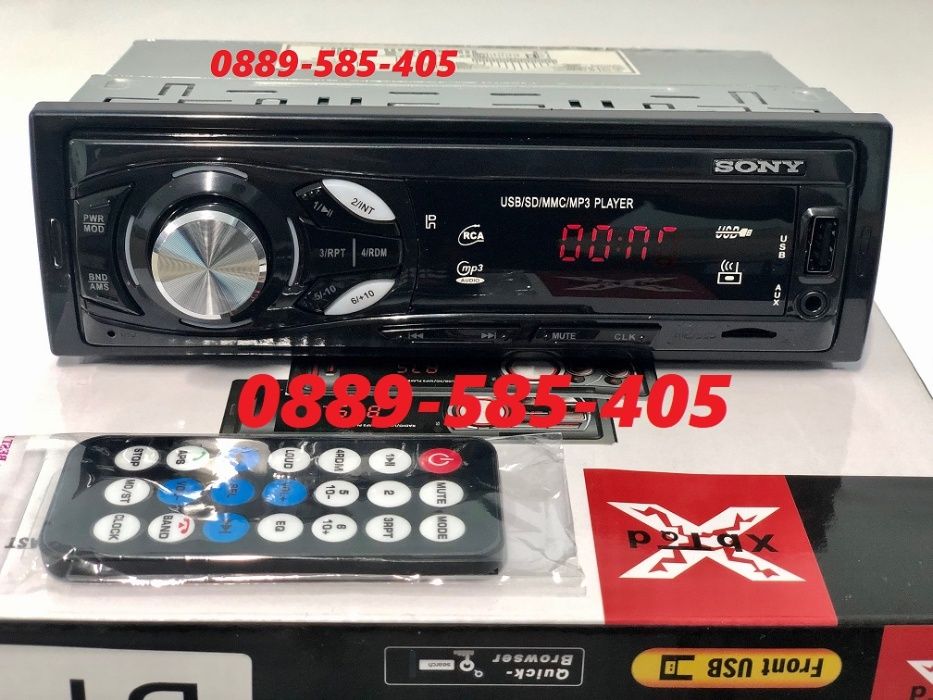 Bluetooth Радио / Авторадио за кола автомобил бус USB Microsd CD флаш