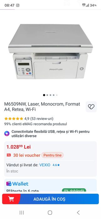 Imprimantă multifunctionala laser
