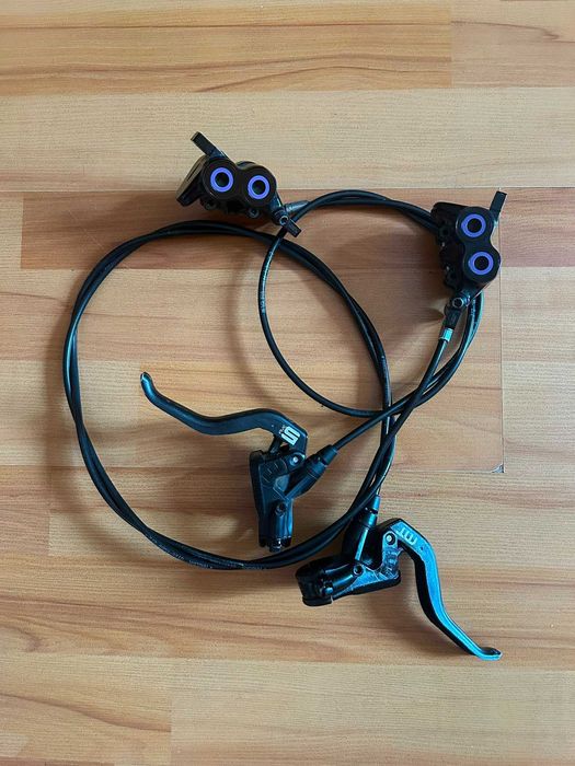 Set complet frane Magura MT5, 4 pistoane