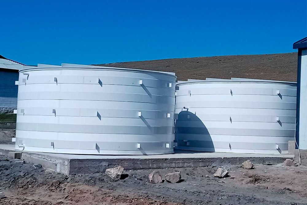 Пожарные резервуары из полипропилена до 150м3, для АПТ и кранов