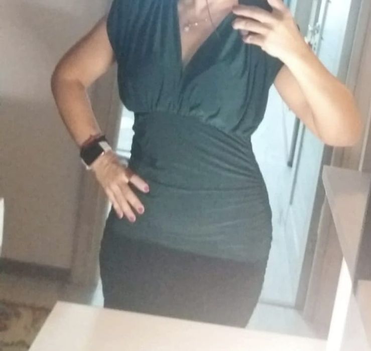 Rochie eleganta verde smarald