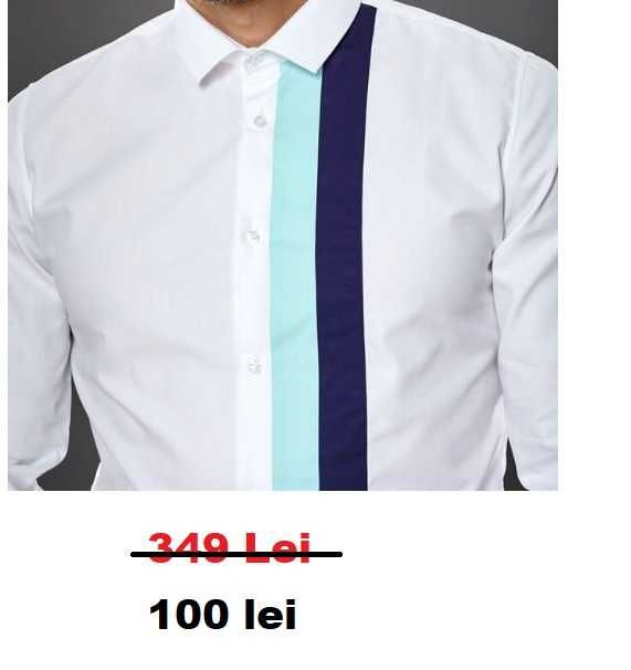 Camasă albă unicat slim fit evenimente!